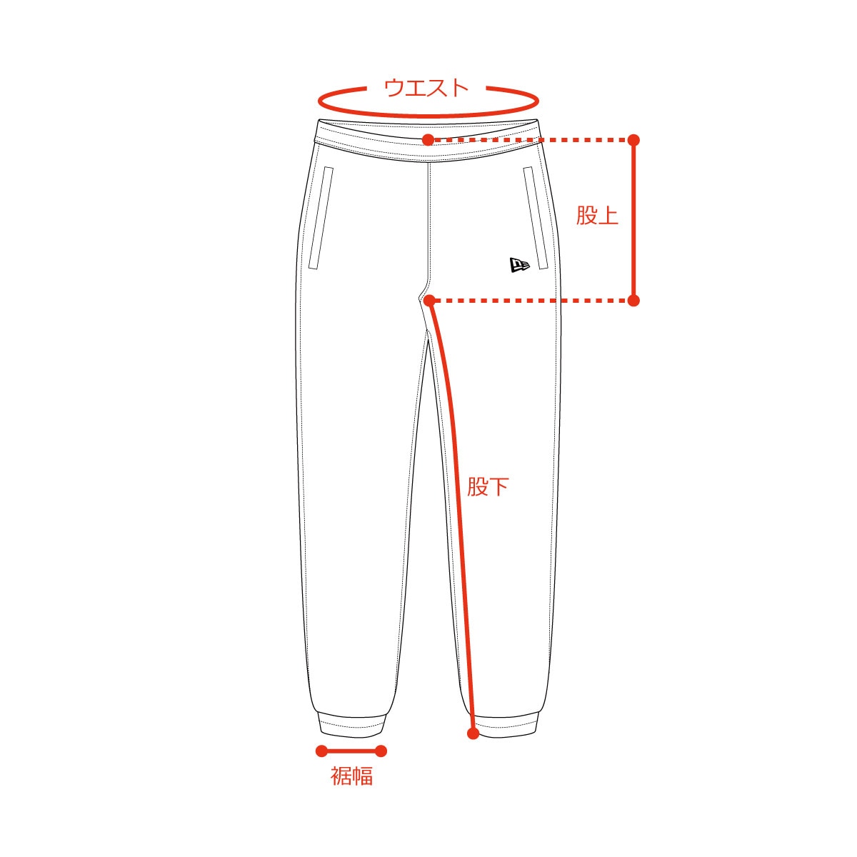 テック スウェット テーパードパンツ