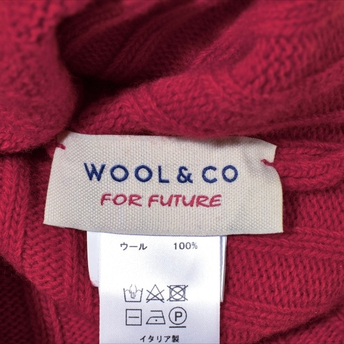 WOOL＆CO ウール100％のニットキャップ