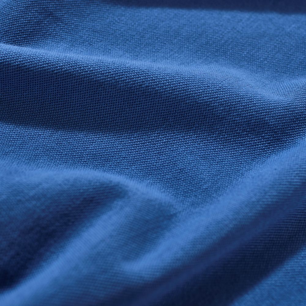 WOOL＆CO イタリア製コットン鹿の子ポロシャツ