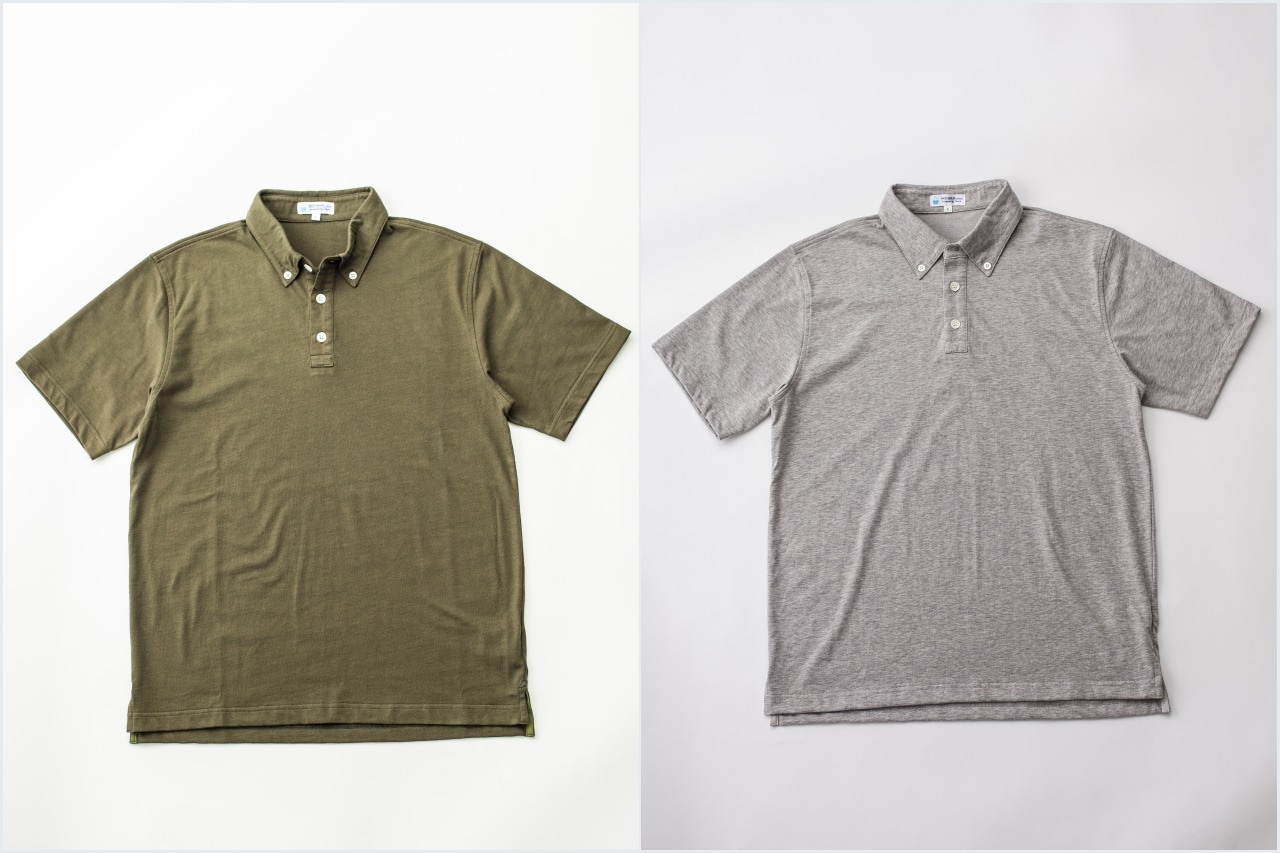 綿100% 汗ジミ軽減ポロシャツ