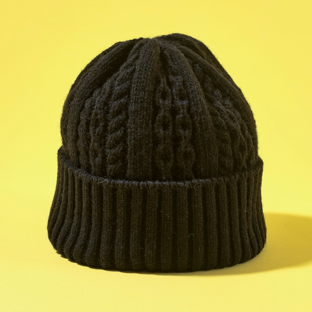 KIETH(キース) エコ素材ケーブル編みニットキャップ