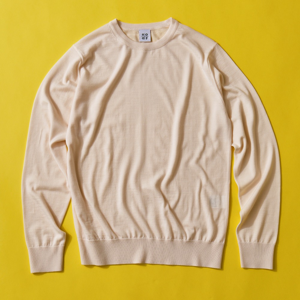 no+af（ノアフ）ウール100％ エクストラファインゲージニット