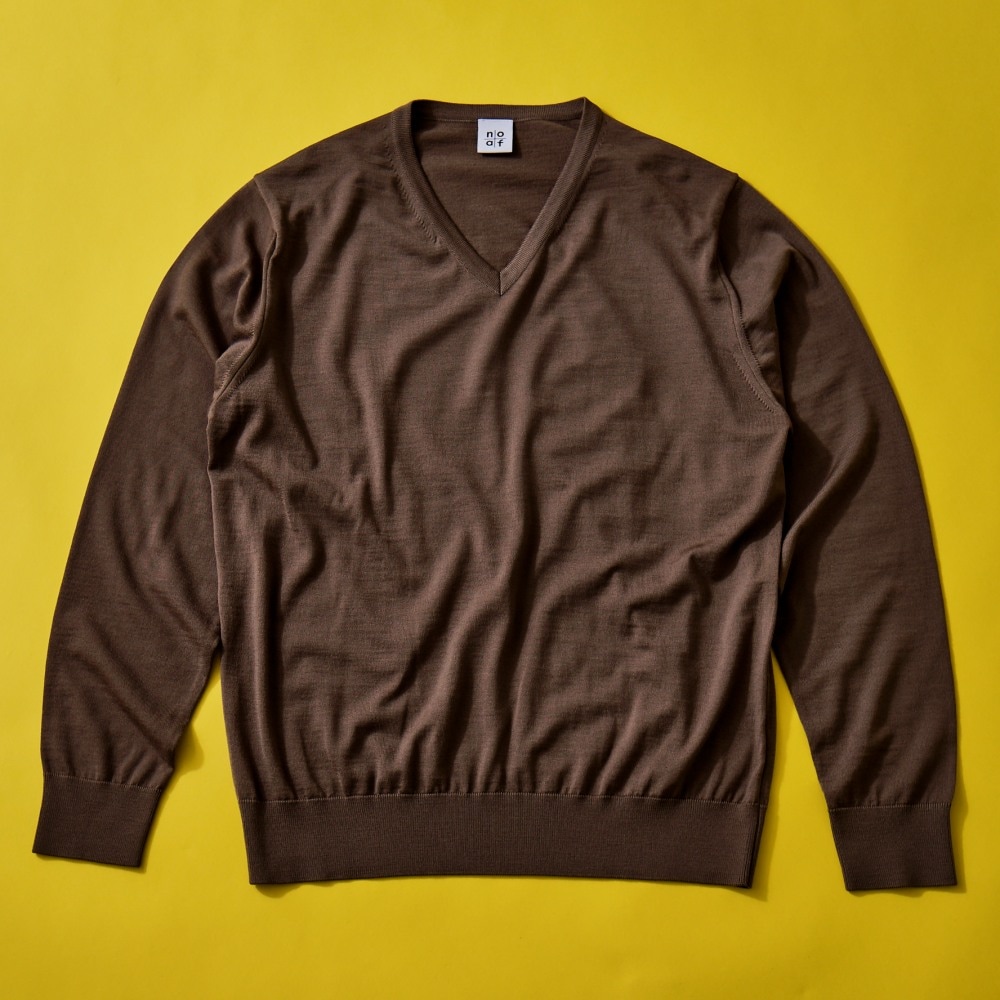 no+af（ノアフ）ウール100％ エクストラファインゲージニット