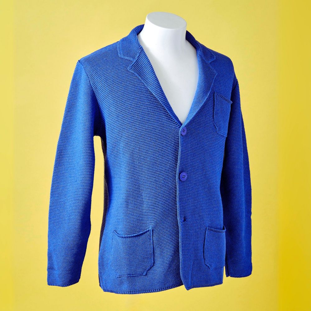 OVER-D イタリア製 コットンニットジャケット