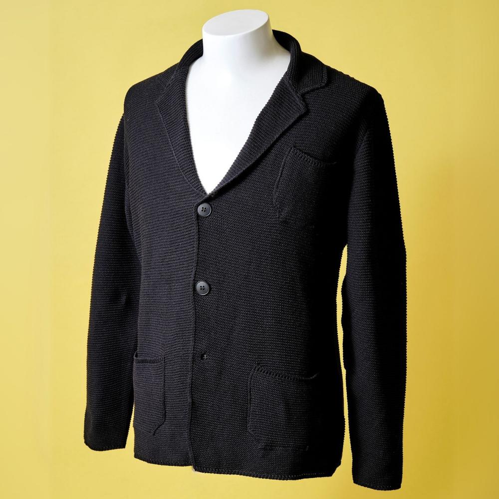 OVER-D イタリア製 コットンニットジャケット