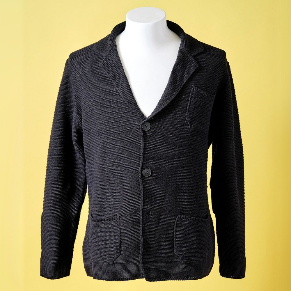 OVER-D イタリア製 コットンニットジャケット