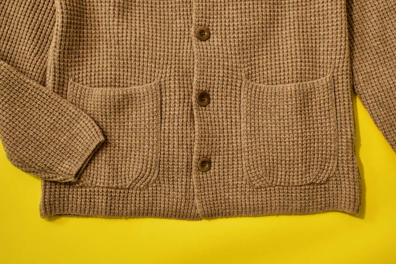 WOOL＆CO イタリア製ウールニットジャケット【カーディガンの軽やか