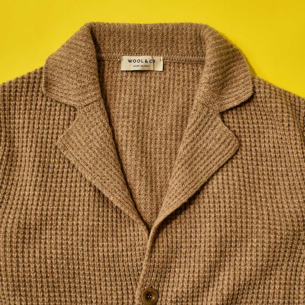 美品 BAGUTTA イタリア製 テーラードジャケット ウール100% ニット 極美品 BAGUTTA イタリア製 テーラードジャケット ウール100% ニット