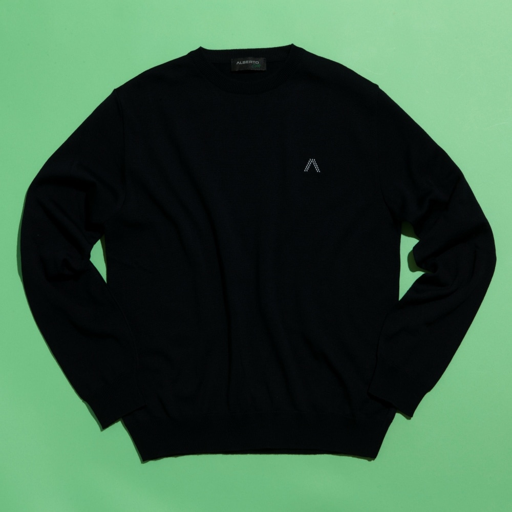 アルベルト　雨を弾く！ 撥水プルオーバーニット