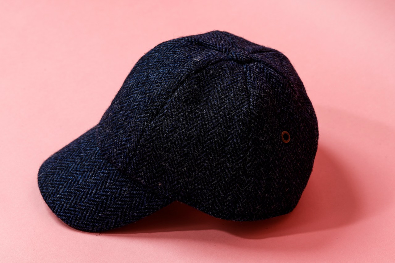 ハンナハット ウール100％ツイードキャップ＆パッチワークハンチング