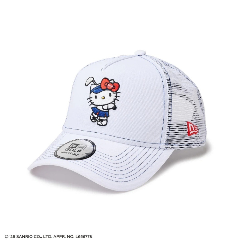 【NEWERA GOLF】Women's 9FORTY A-Frame トラッカーキャップ ハローキティ