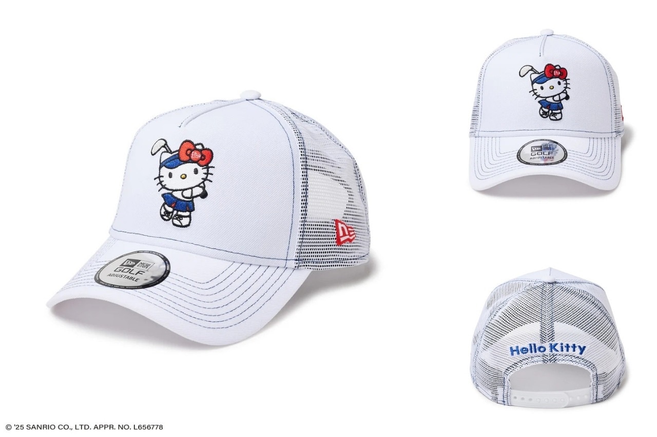 【NEWERA GOLF】Women's 9FORTY A-Frame トラッカーキャップ ハローキティ