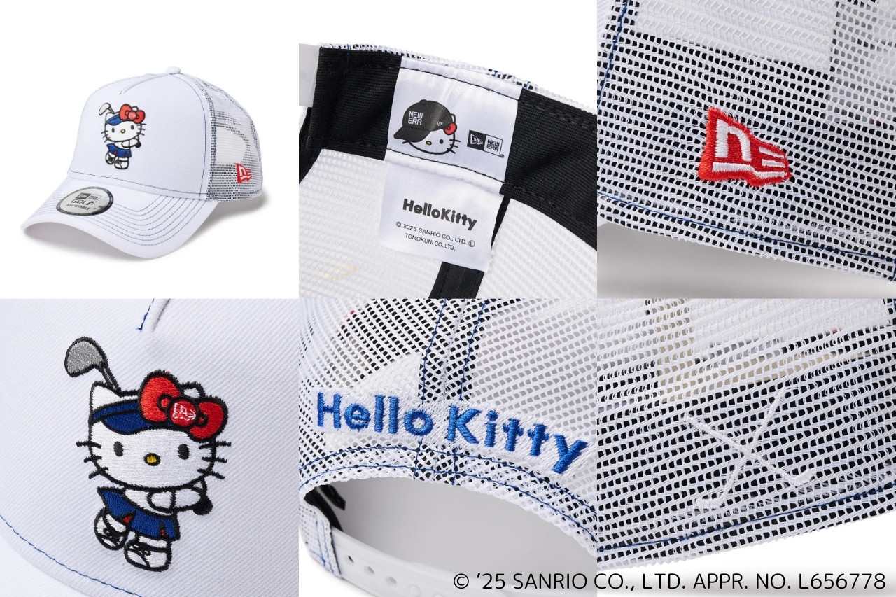 【NEWERA GOLF】Women's 9FORTY A-Frame トラッカーキャップ ハローキティ