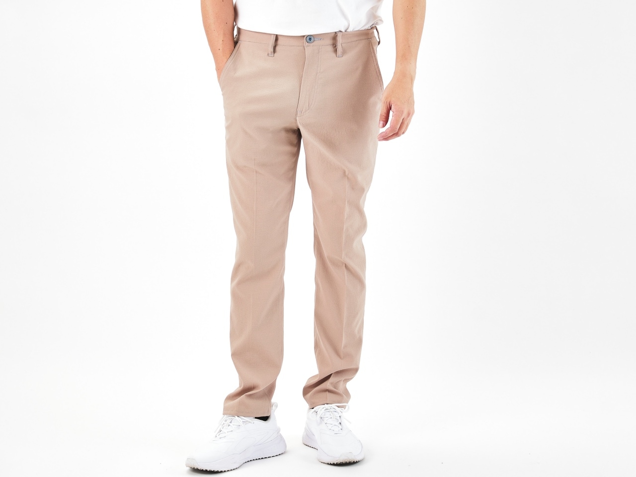 【ONO+8186】ワルツSAP二重織りDot Air SY加工 テーパードパンツ