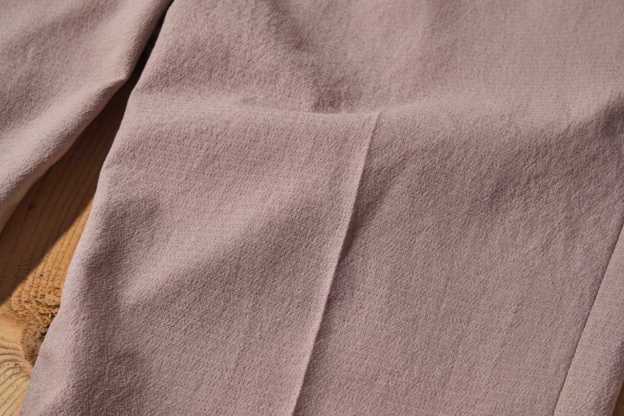 【ONO+8186】ワルツSAP二重織りDot Air SY加工 テーパードパンツ