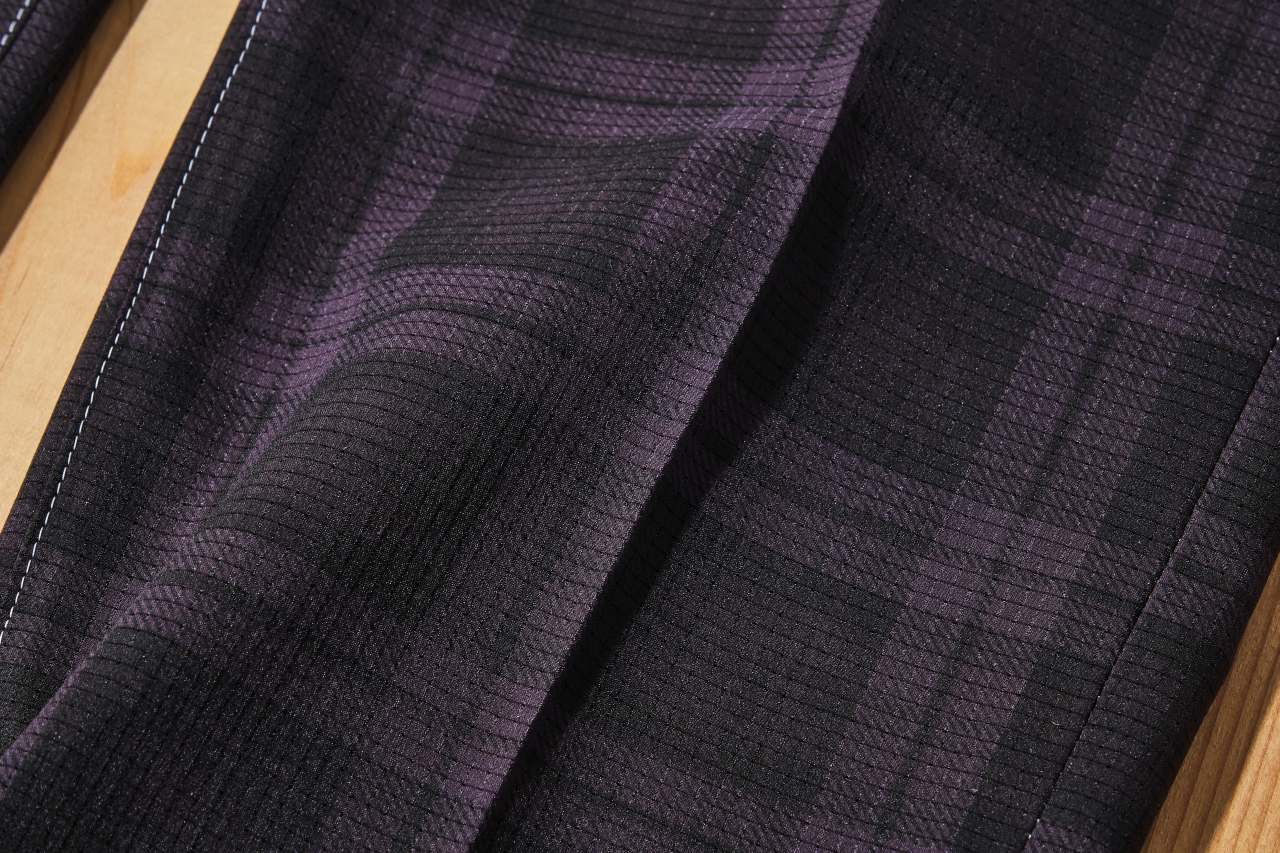 【ONO+8186】COOL DOTS・ブラックウォッチ テーパードパンツ