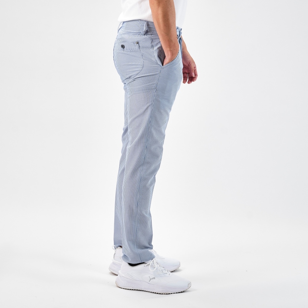 【ONO+8186】軽量綿混サッカー・Dot Air テーパードパンツ