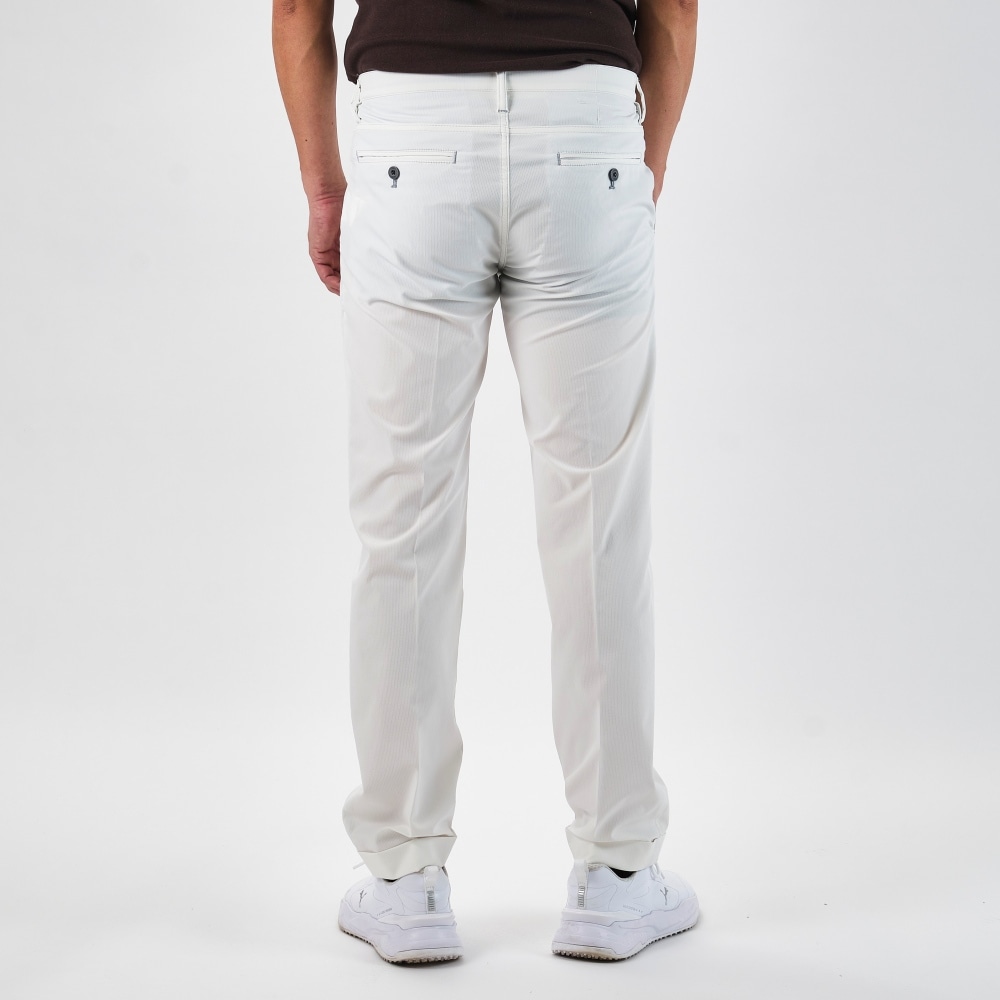 二重織り遮熱ストライプ・テーパードパンツ