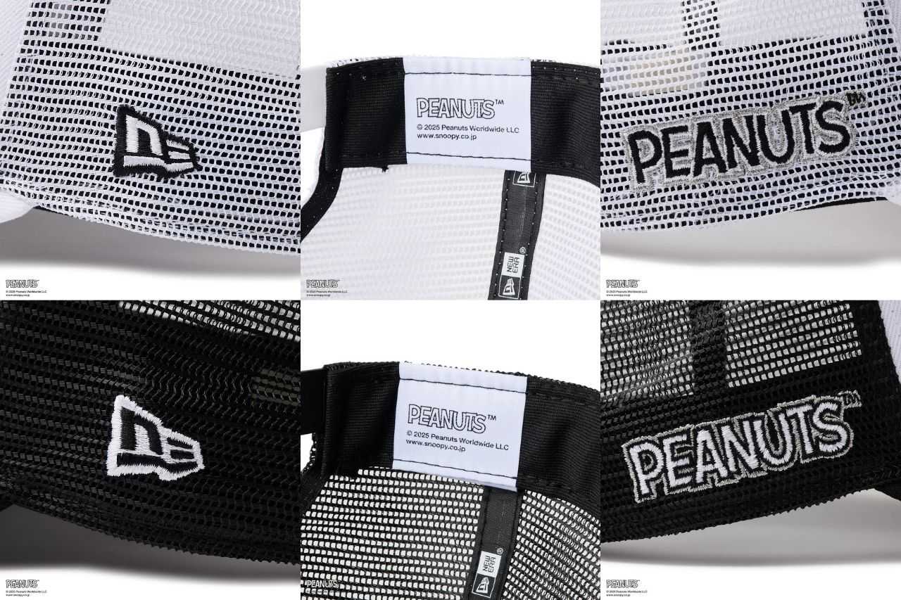 【NEWERA GOLF】9FORTY A-Frame トラッカー PEANUTS ピーナッツ ボックスロゴ