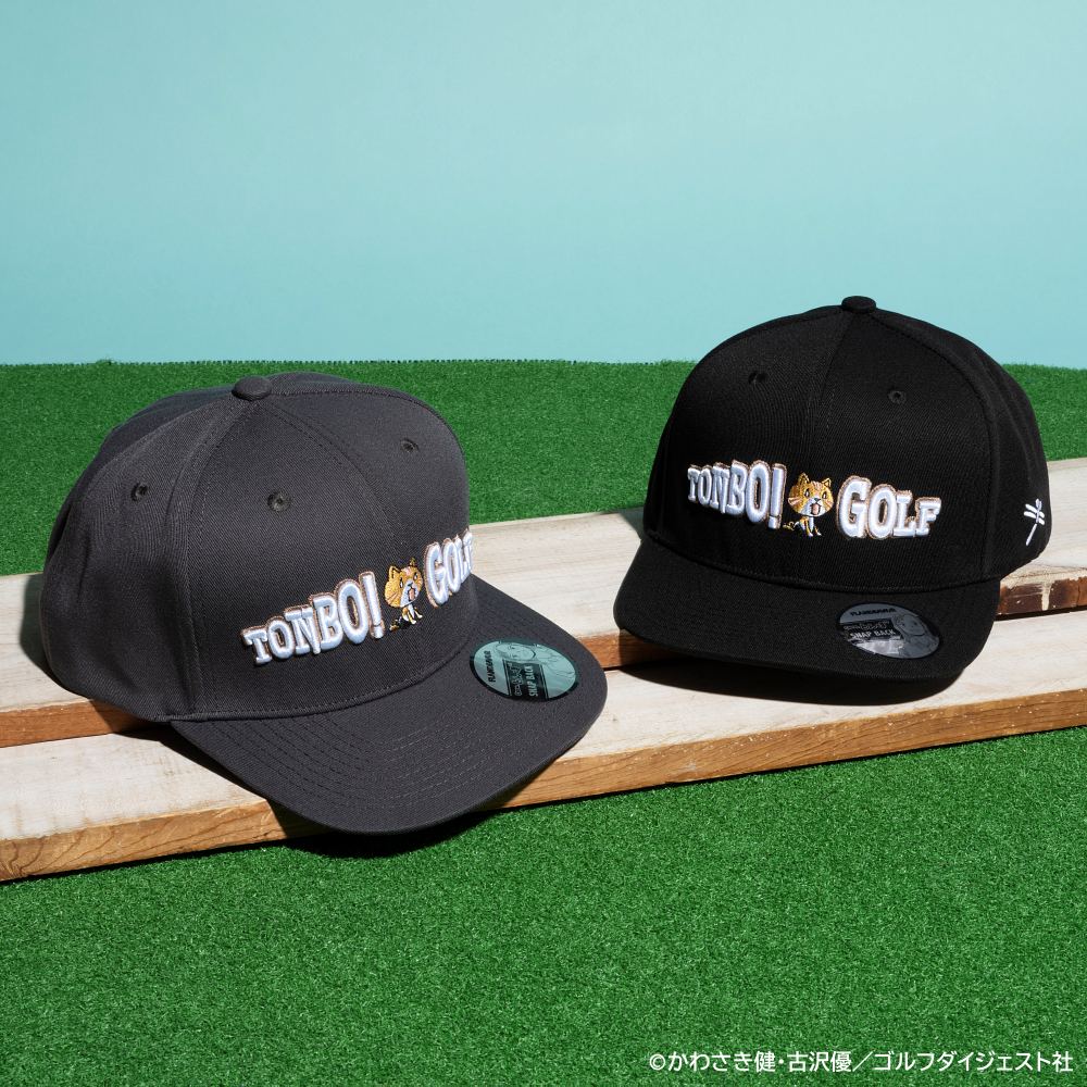 つば部分には“とんぼ”のイラストシール