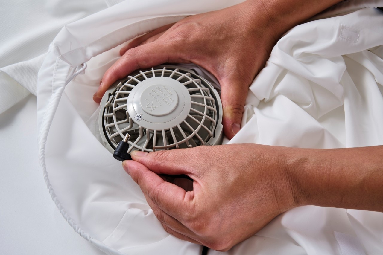 株式会社空調服® ファン＆バッテリー付きポロシャツ