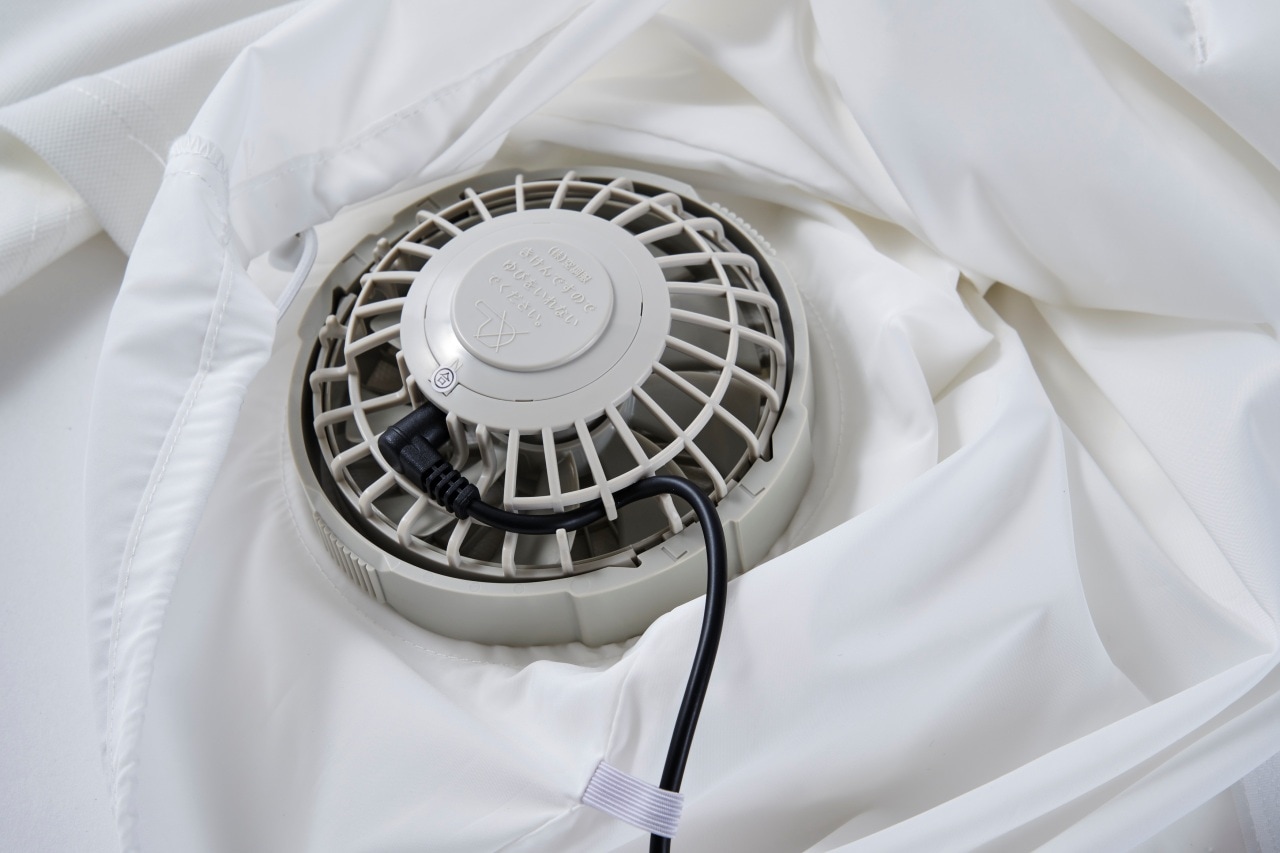 株式会社空調服® ファン＆バッテリー付きポロシャツ