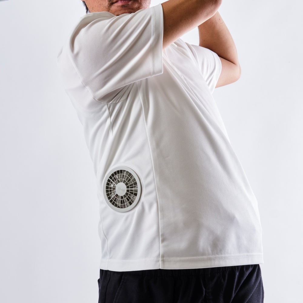 株式会社空調服® ファン＆バッテリー付きポロシャツ