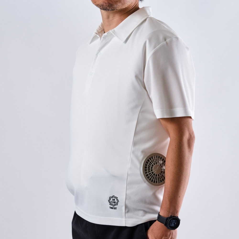 株式会社空調服® ファン＆バッテリー付きポロシャツ