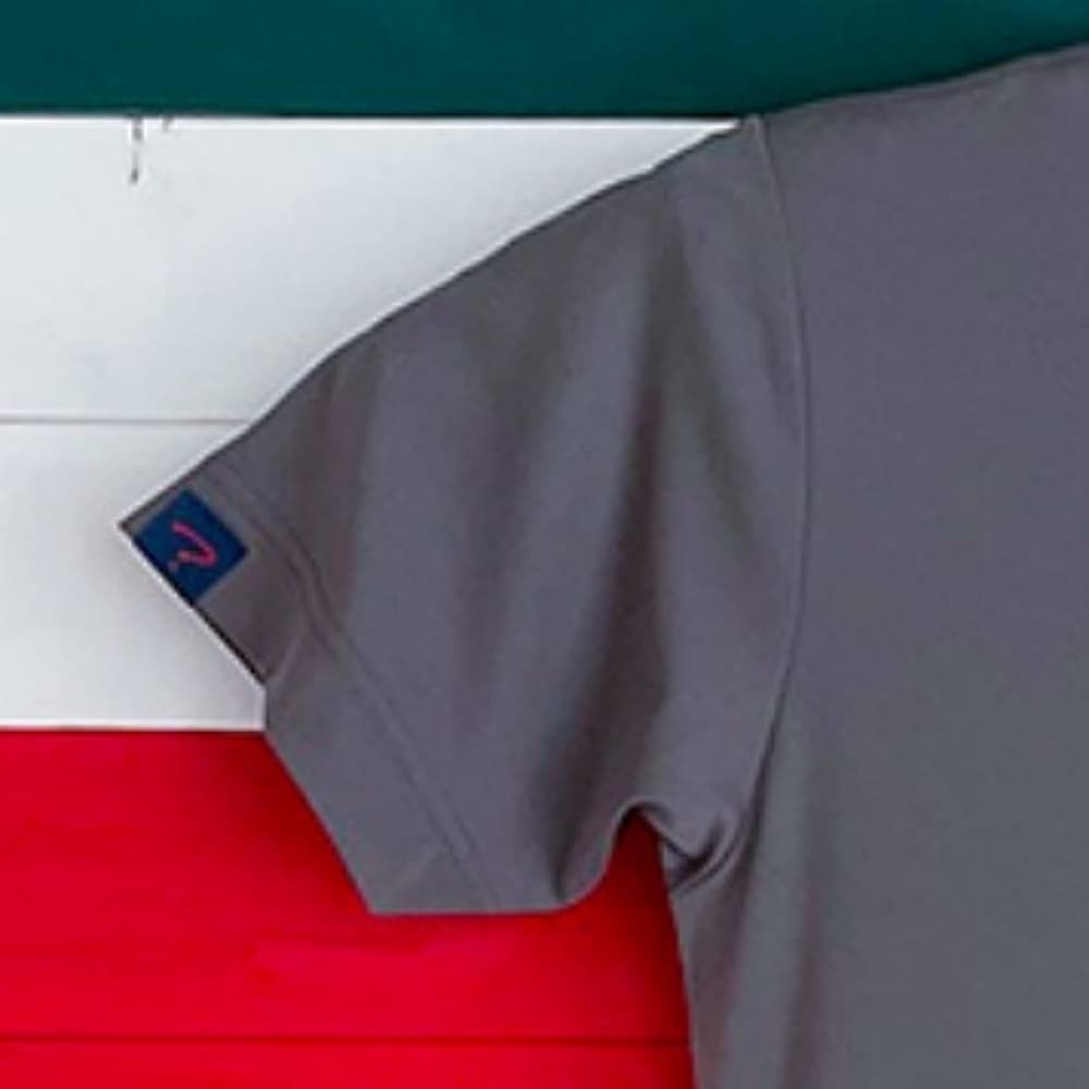 コメクエストモックネック半袖シャツディテール3