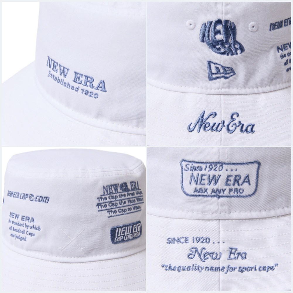 【NEW ERA GOLF】 バケットハット01 アーカイブロゴ ALLOVER