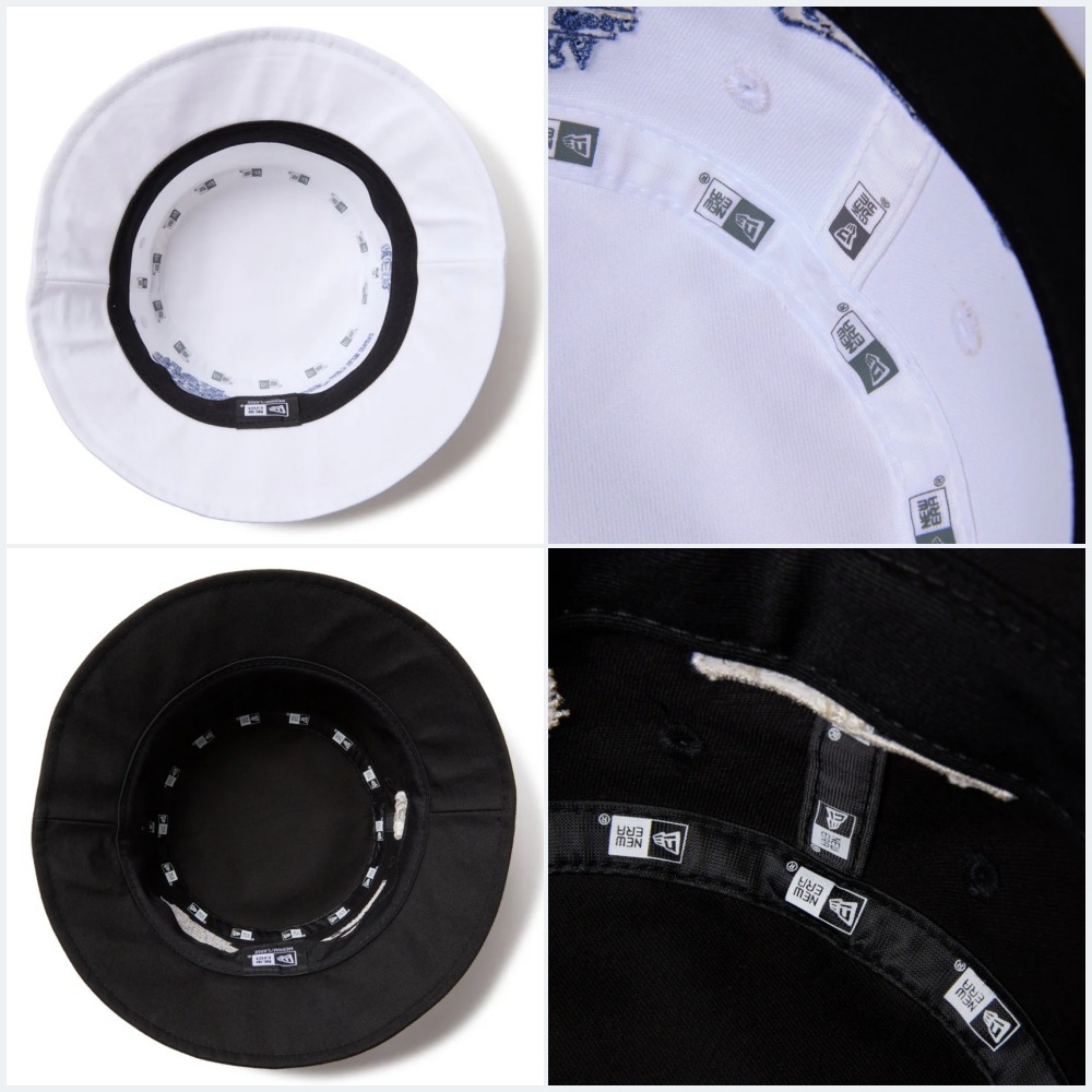 【NEW ERA GOLF】 バケットハット01 アーカイブロゴ ALLOVER