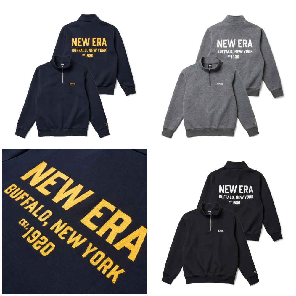 ニューエラゴルフ　テックスウェット ハーフジップ プルオーバー