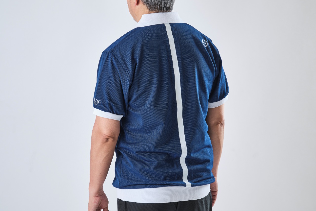 B.D.C GOLF リブポロシャツ