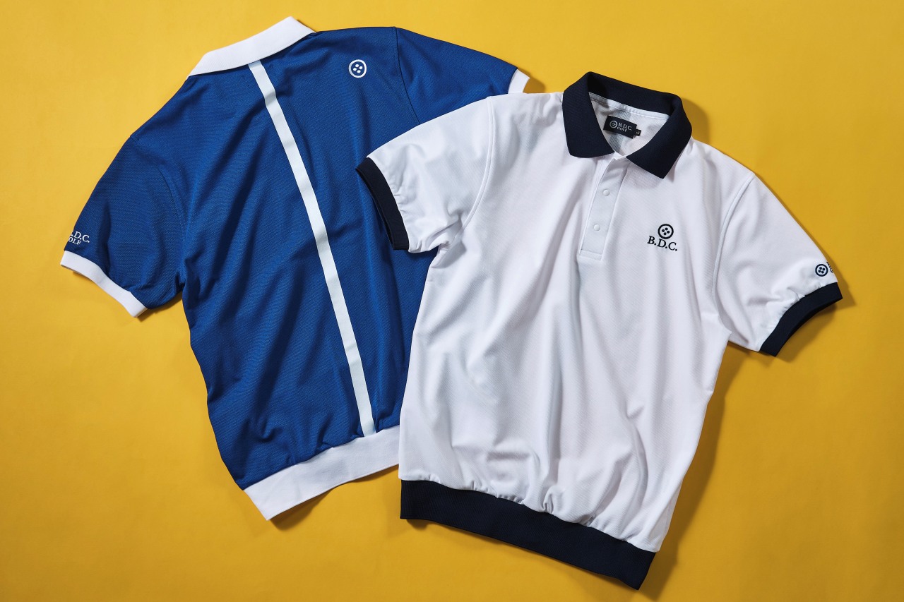 B.D.C GOLF リブポロシャツ