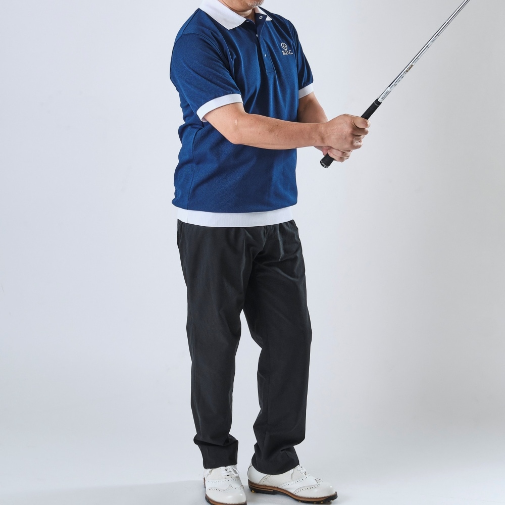 B.D.C GOLF リブポロシャツ