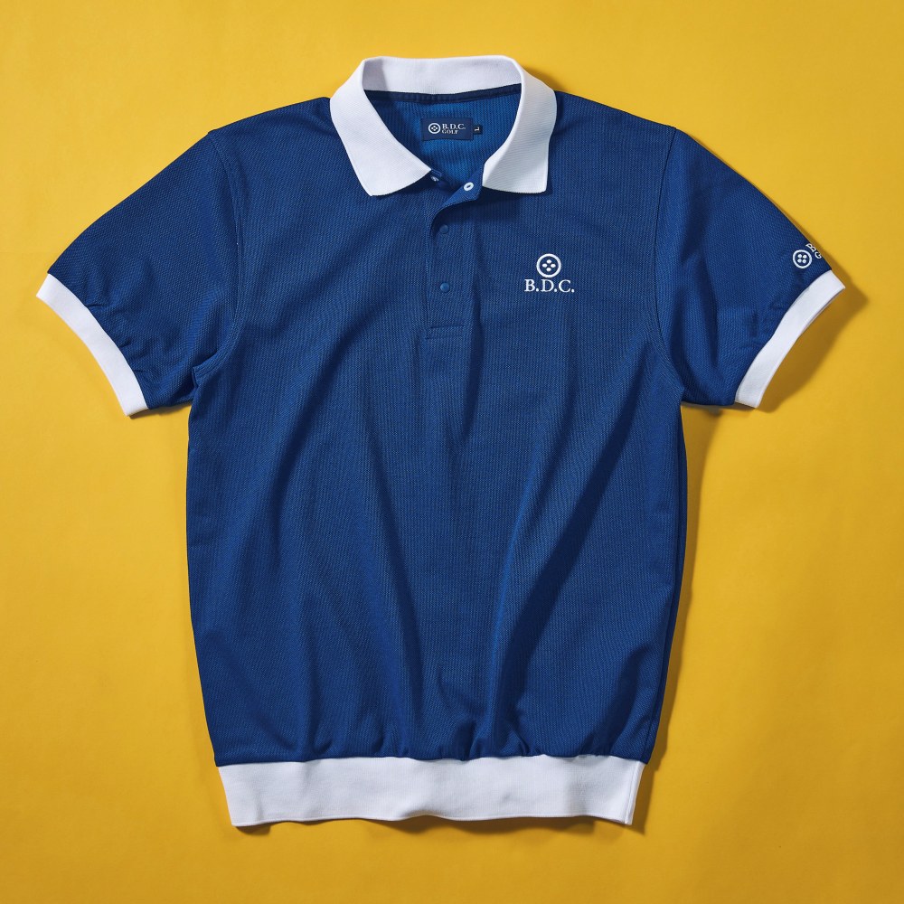 B.D.C GOLF リブポロシャツ