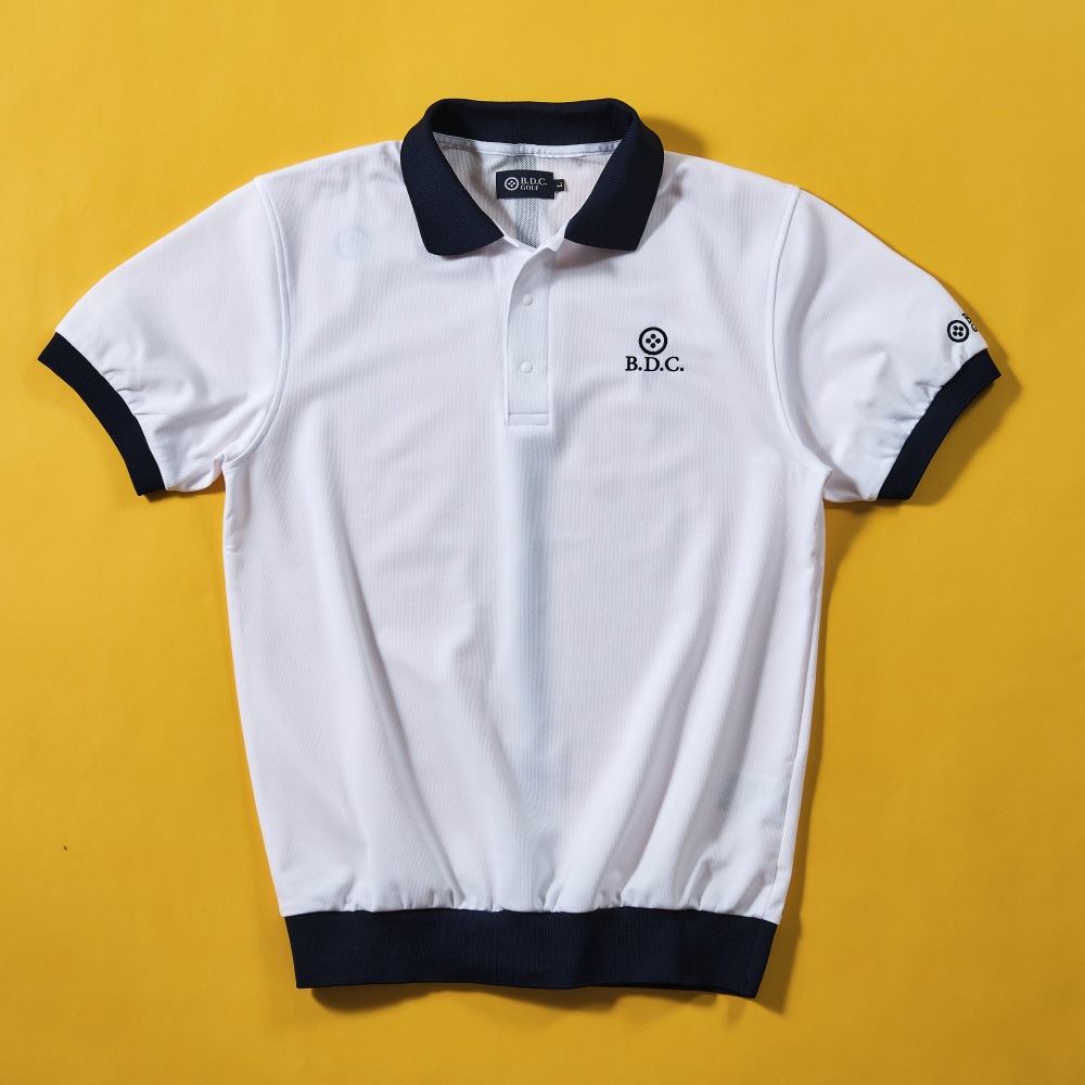 B.D.C GOLF リブポロシャツ
