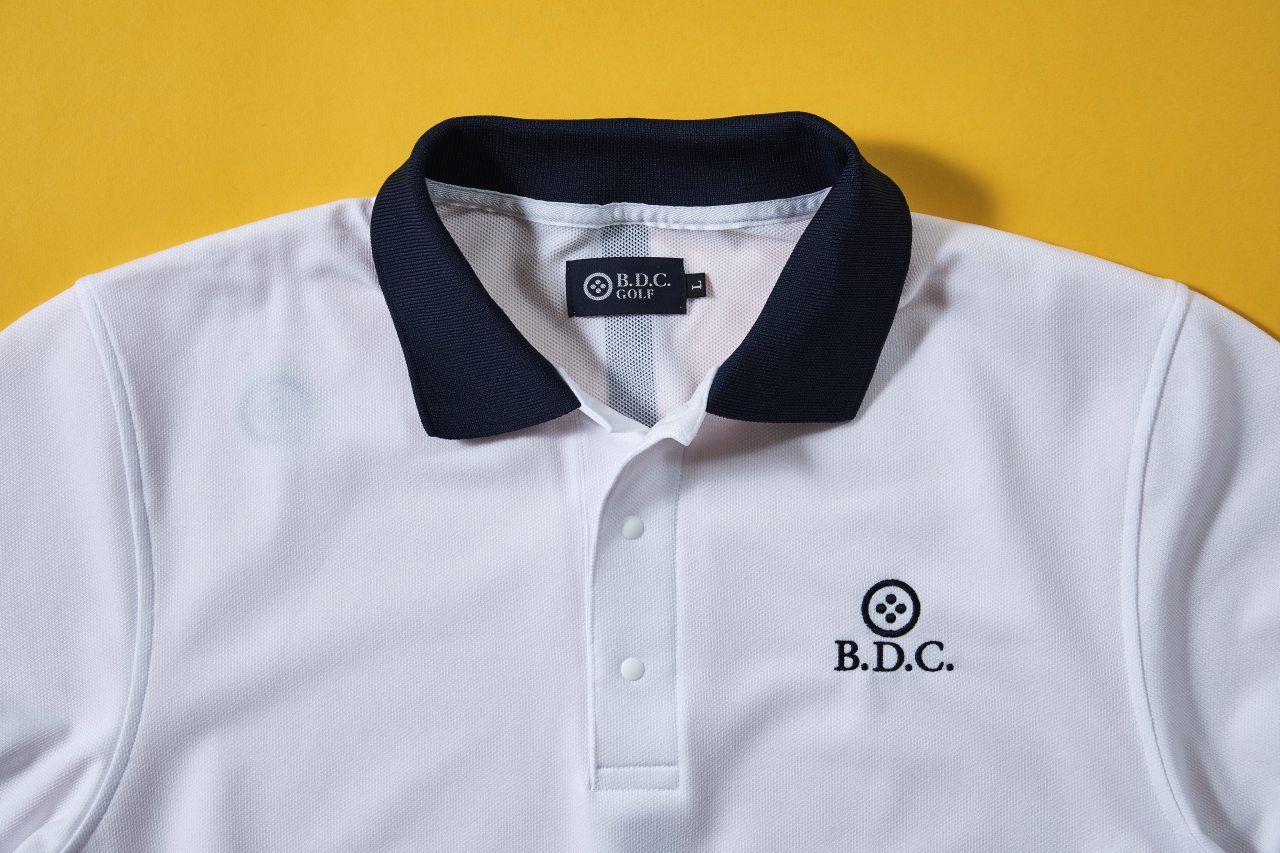 B.D.C GOLF リブポロシャツ
