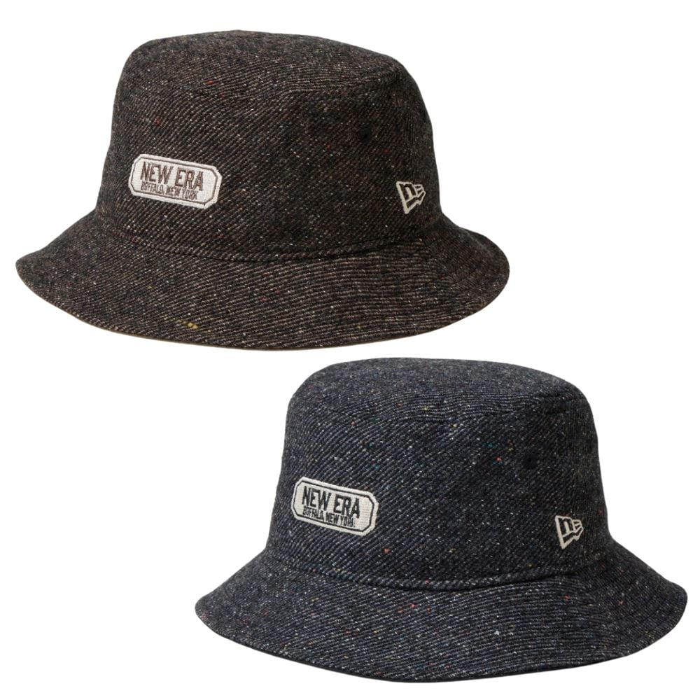 【NEW ERA GOLF】 ネップウールツイード　バケットハット01