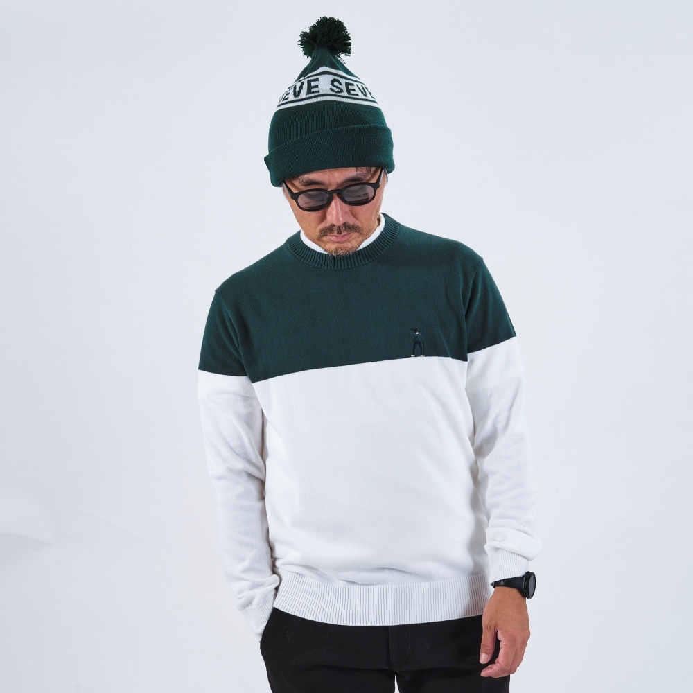 SEVE　ロゴ入り ニットキャップ