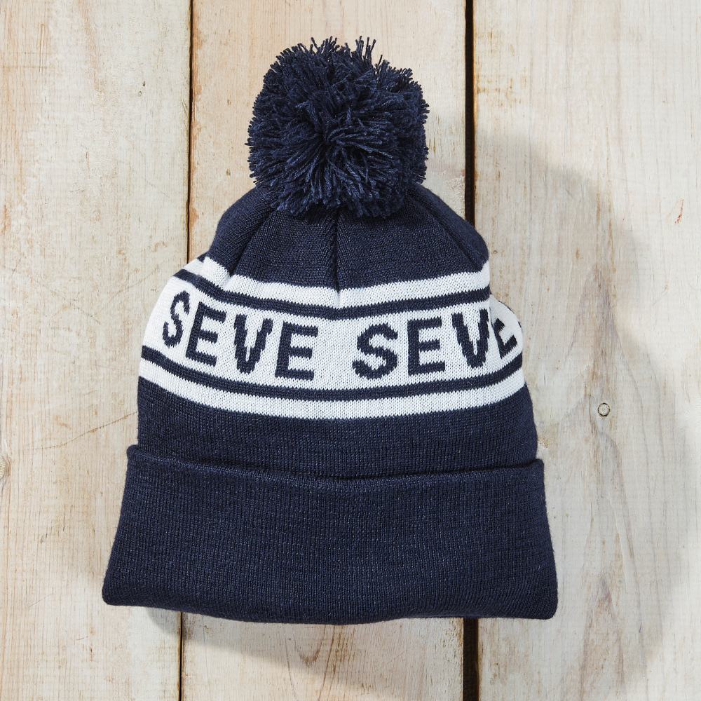SEVE　ロゴ入り ニットキャップ