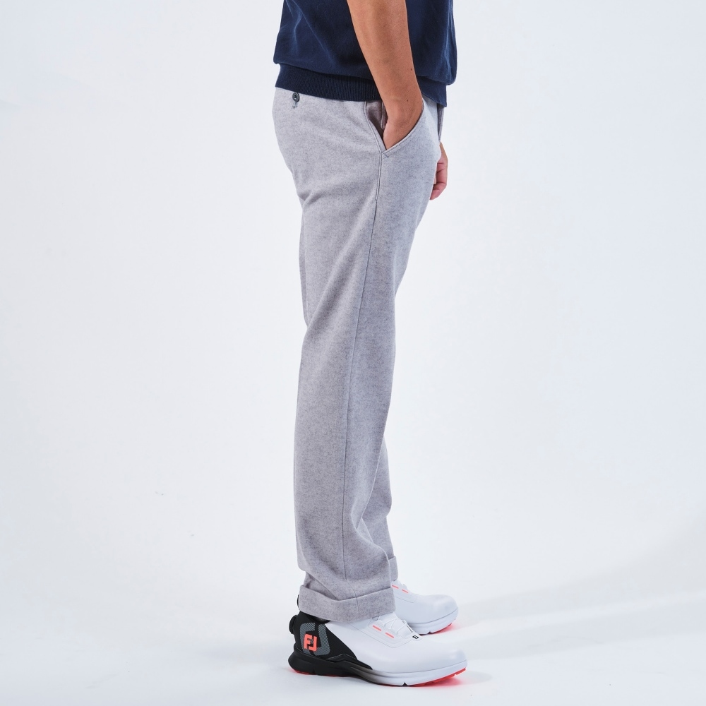 【【ONO+8186】 ニードルストレッチ テーパードパンツ