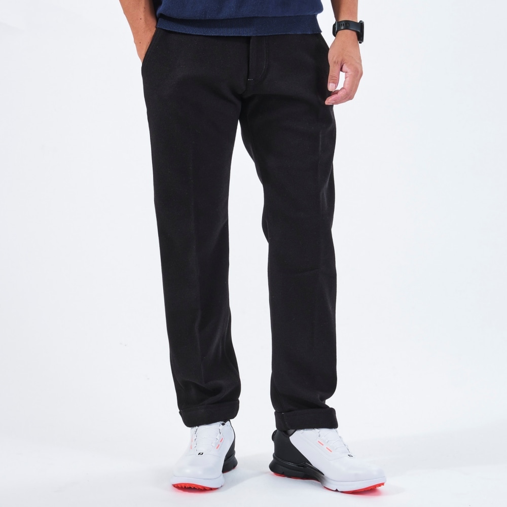 【【ONO+8186】 ニードルストレッチ テーパードパンツ