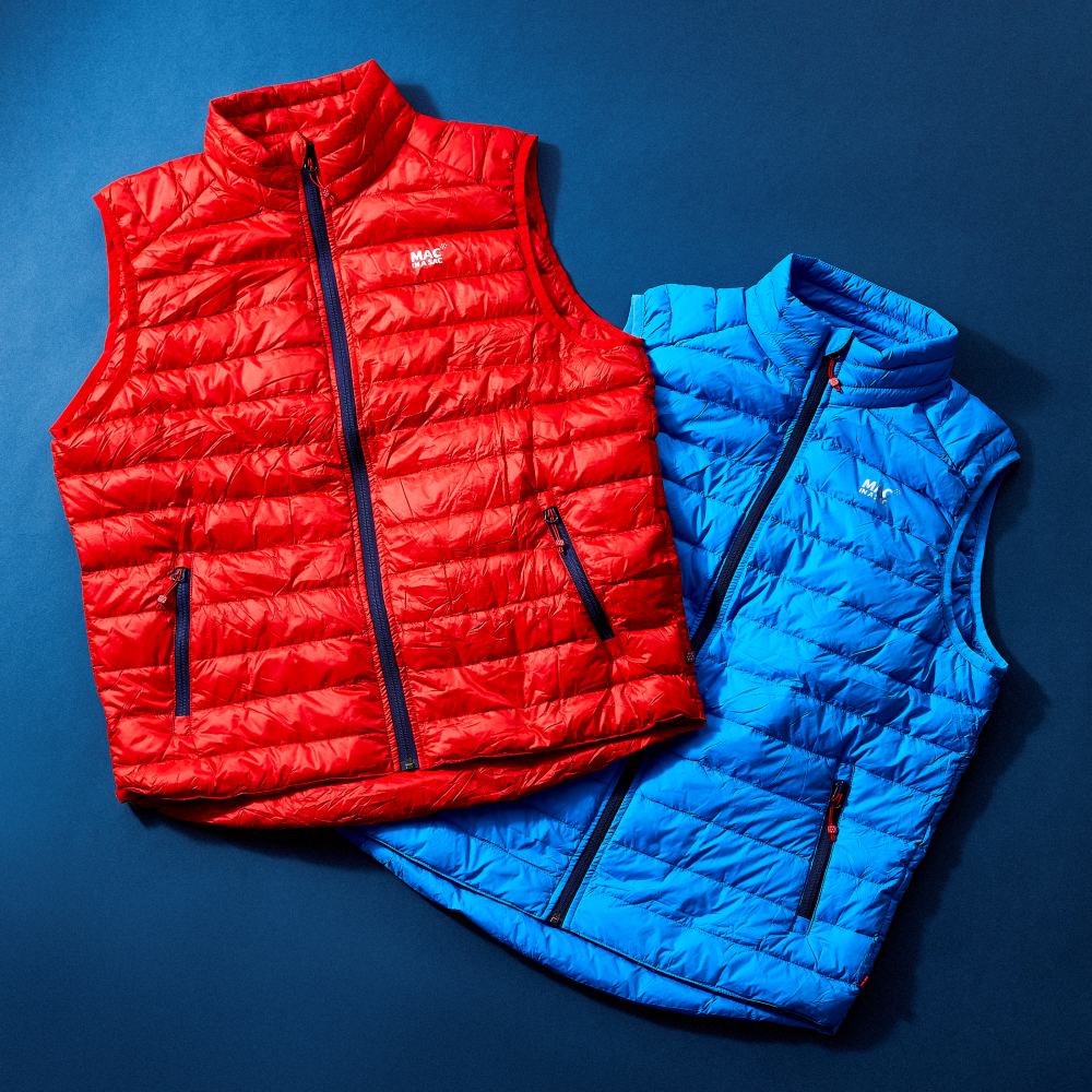 ＜マック イン ア サック＞600フィルパワー ダウンベスト