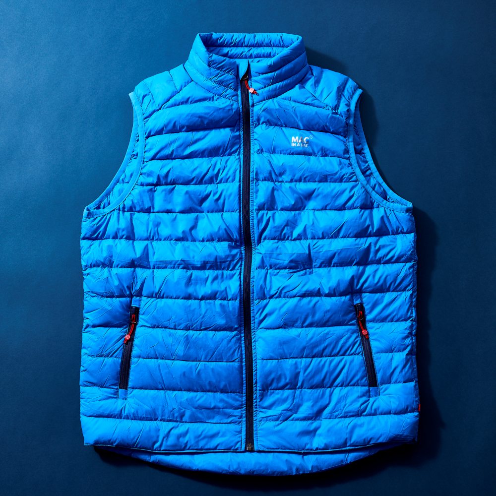 ＜マック イン ア サック＞600フィルパワー ダウンベスト