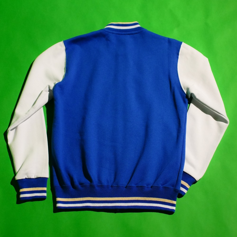 【VESTI】イタリア製 トラッドなトレーナー地スタジャン