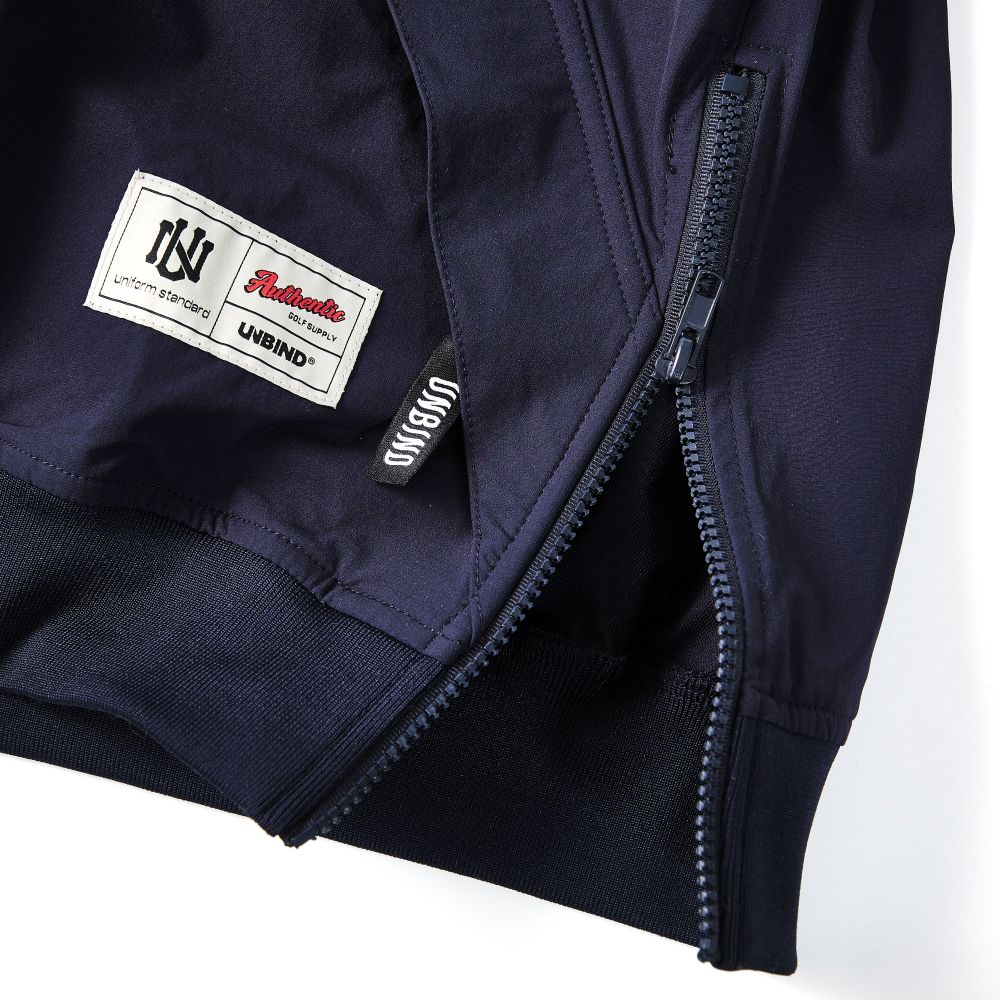 UNBIND(アンバインド) クラシックVネックプルオーバー【ライン入りリブ