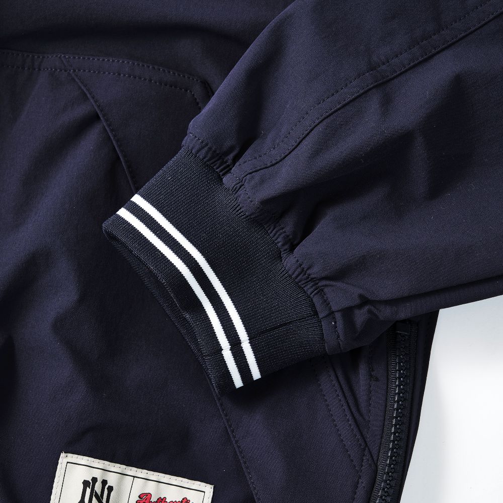 UNBIND(アンバインド) クラシックVネックプルオーバー【ライン入りリブ