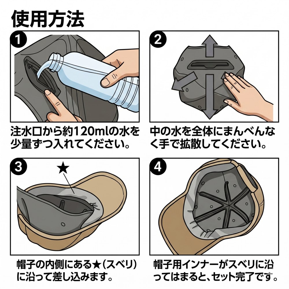 アクアウォーター インナーキャップ