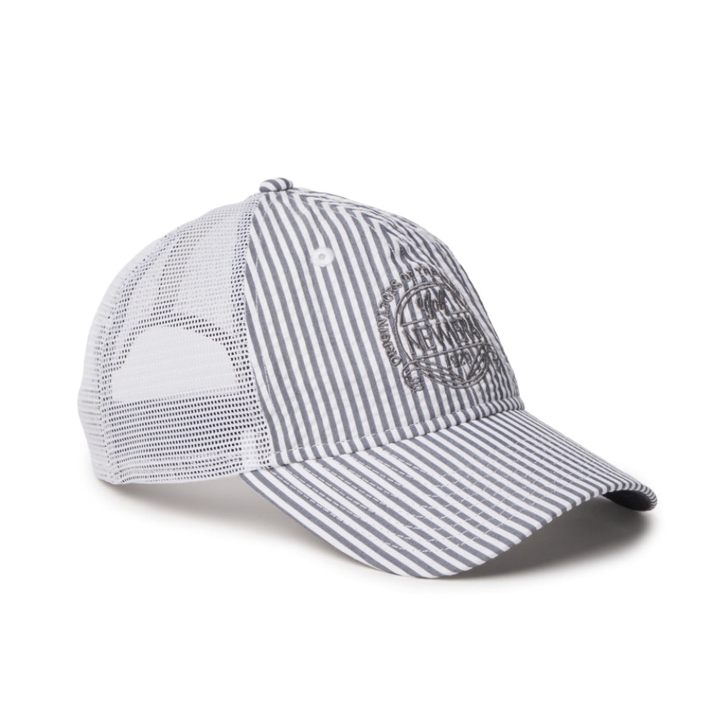 NEW ERA GOLF】9TWENTY トラッカー シアサッカー ストライプ・ブラック